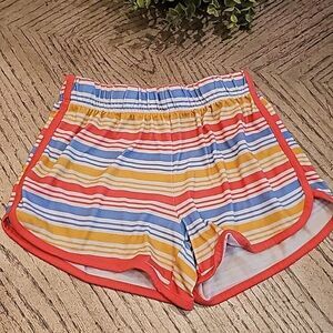 Stripe shorts girls size L